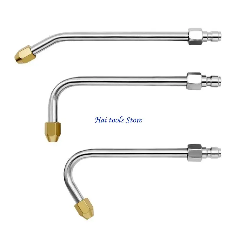 

X37E 3Pack Pressure Washer Extension Wands Curveds Extension Rod 1/4" QuickConnects
