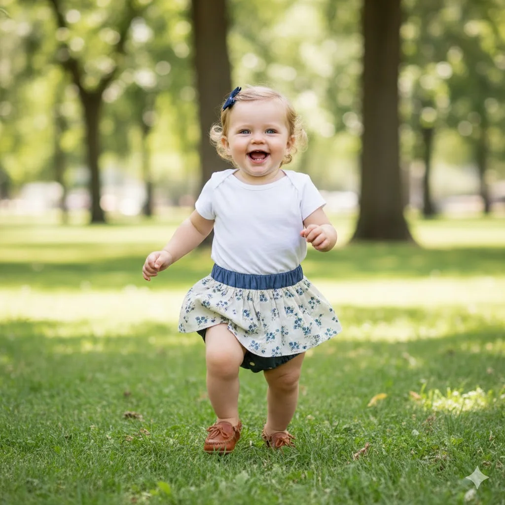 

SeasonSea Pure Cotton Summer Skirt Baby Printing Short Flexibility Crawling Pants Elastic Waist Breathable for 0-2Y Babies