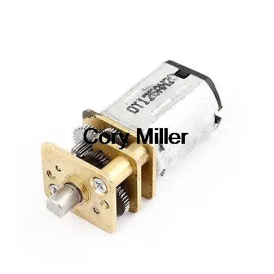 12V 300 RPM 2 Pin Connector Cylinder Permanent Start Micro DC Motor