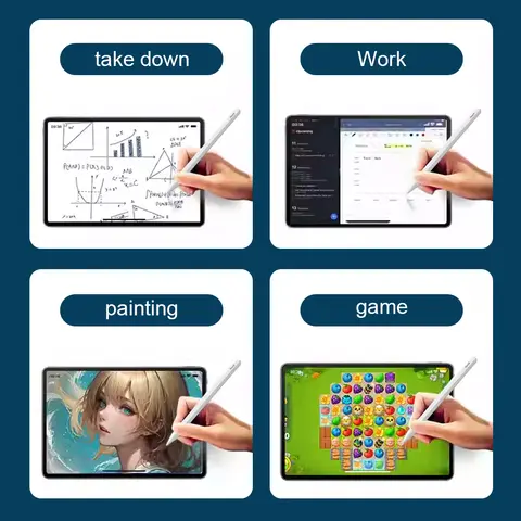 För Apple Pencil trådlös laddning Palm Rejection Stylus Pen för iPad Air 4 5 Pro 11 12.9 Mini 6 Tillbehör för iPad Pencil 10 best sales Apple iPad Penna - №8