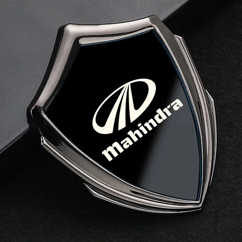 ملحقات السيارات ملحقات معدنية ثلاثية الأبعاد ملصقات السيارات لـ Mahindra Kuv100 Xuv300 Tuv300 Mahindra Pik Up 4x4