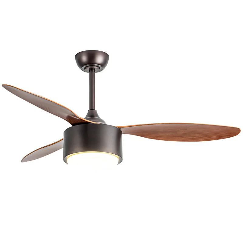 

Retro fan light ceiling fan light American home living room dining room cafe frequency conversion large wind silent electric fan