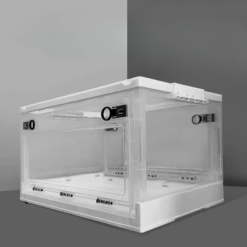 

Transparent and breathable oversized acrylic pet box Hamster cage Portable outer cage storage box Storage box