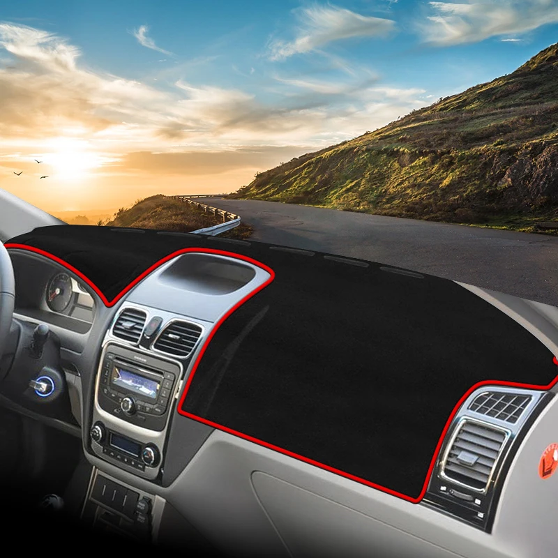 For Geely Emgrand EC7 EC715 EC718 2009 2010 2011 2012 2013 2014 2015 2016 Car Dashboard Mat Sun Shade Pad Cover Accessories
