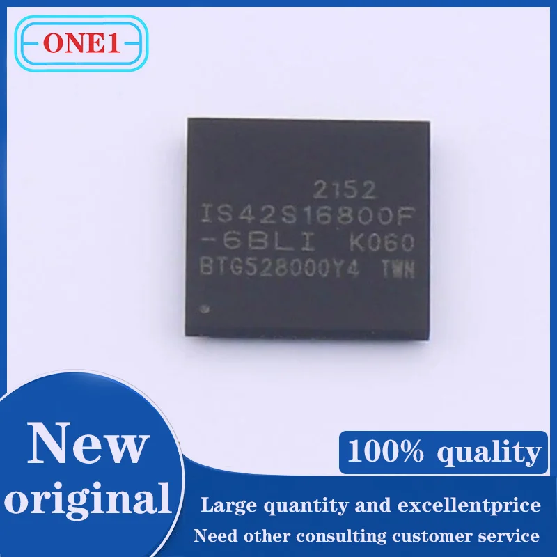 Новый чип IS42S16800F - 6BLI IC DRAM 128MBIT Parallel 54TFBGA