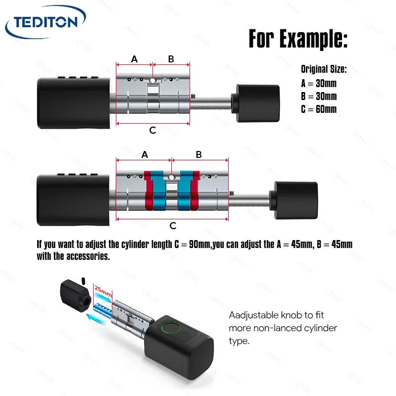 Silinder Kunci Pintu Besi Elektrik Aman, Kunci Mortise, Silinder Kunci Master Hotel, Silinder Kunci Master Umum