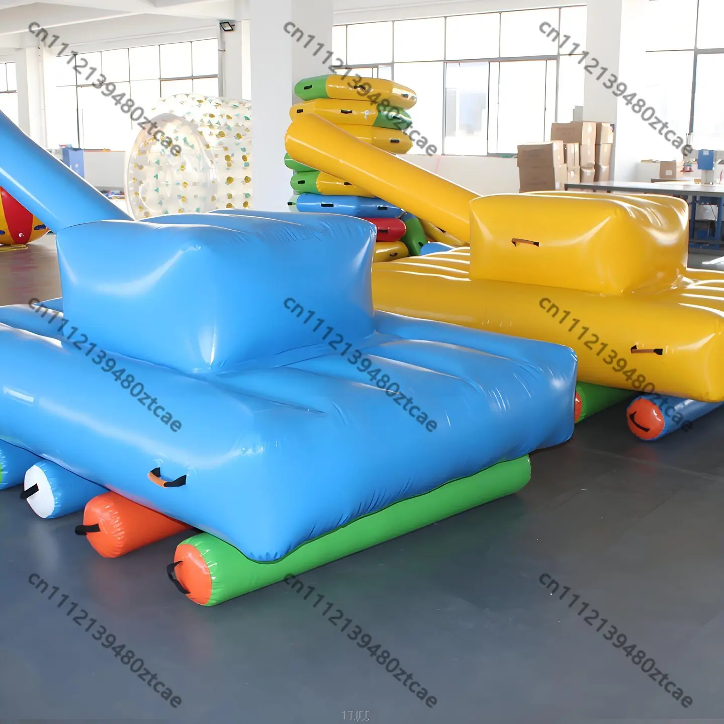 Inflatable Rolling Wheel Tank Game Fun Sports Prop Outdoor Team Building Group Interactive Activity Equipment