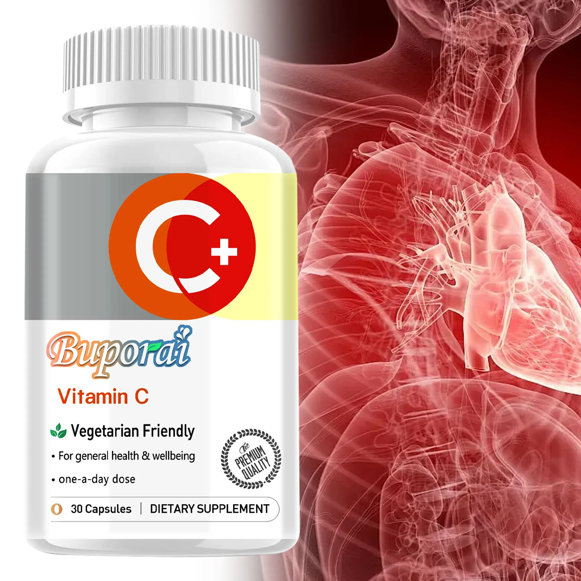 

Vitamin C - Antioxidant, Brightening Skin Tone, Beneficial for Skin Nutrition, Promote Collagen Production, Enhance Immunity