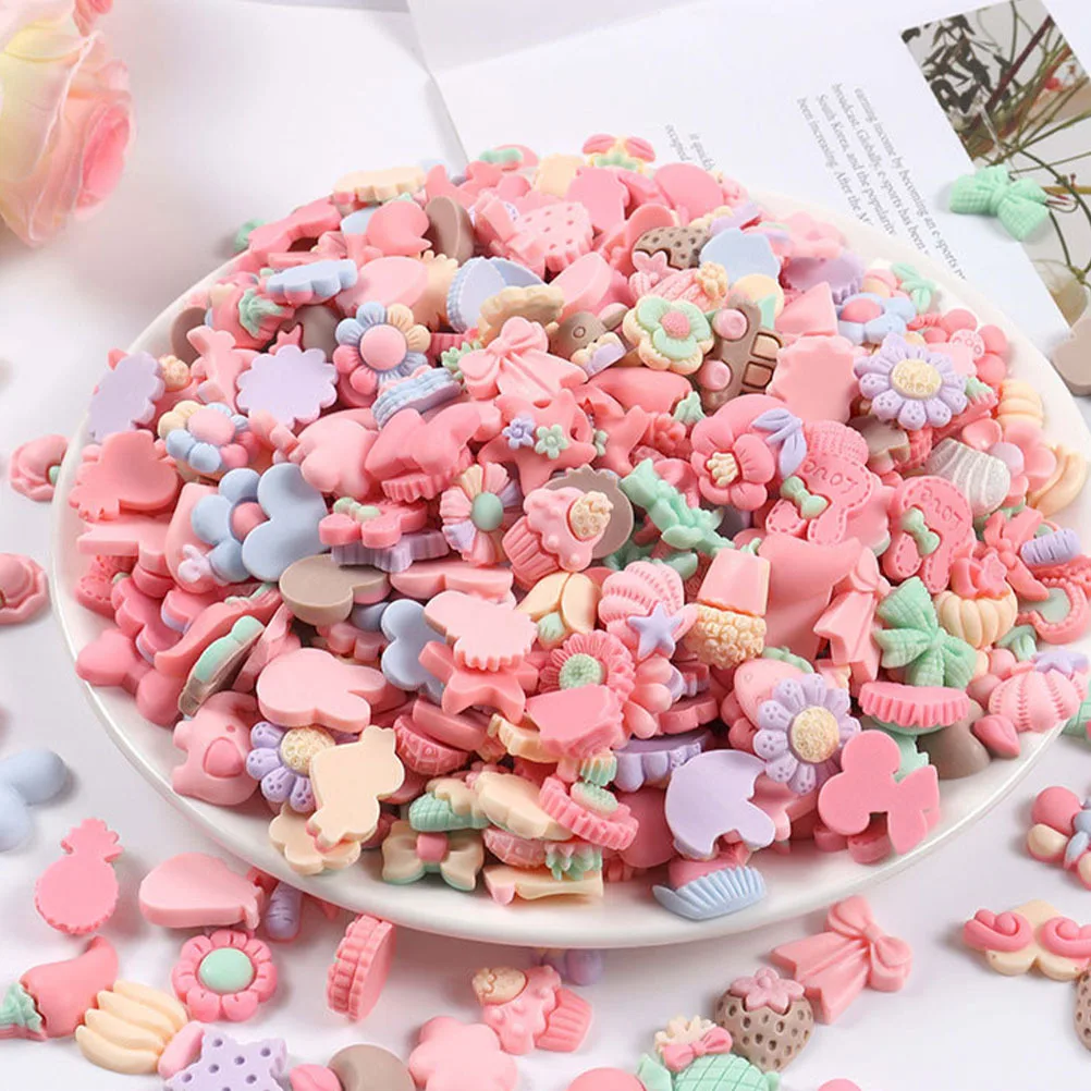 50 stücke Telefon Fall Diy Ornament Harz Dekor Zubehör Kleine Handwerk Diy Prop Kopfschmuck Dekoration Handwerk Machen Liefert Schmuck