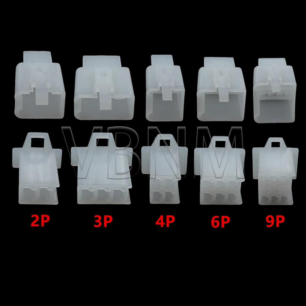 1/2/3/4/6/9 Pin AC Assembly Auto Male Female Cable Terminal Plug Kits 2.8mm Electrical Socket For Motorcycle Ebike Car