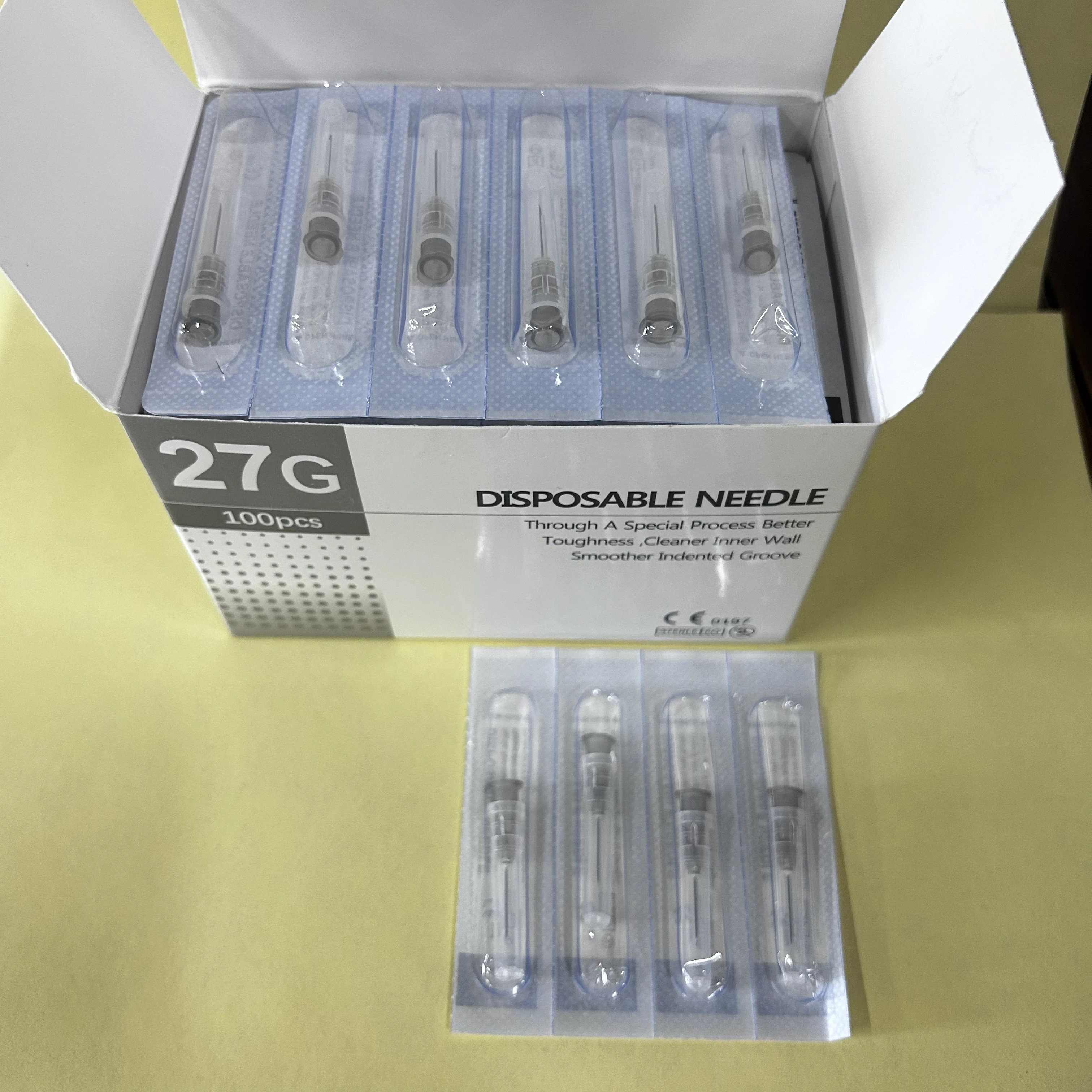 27G 13mm Injection Needle High Quality Small Disposable Needles Eyelid Tools Tattoo Needle