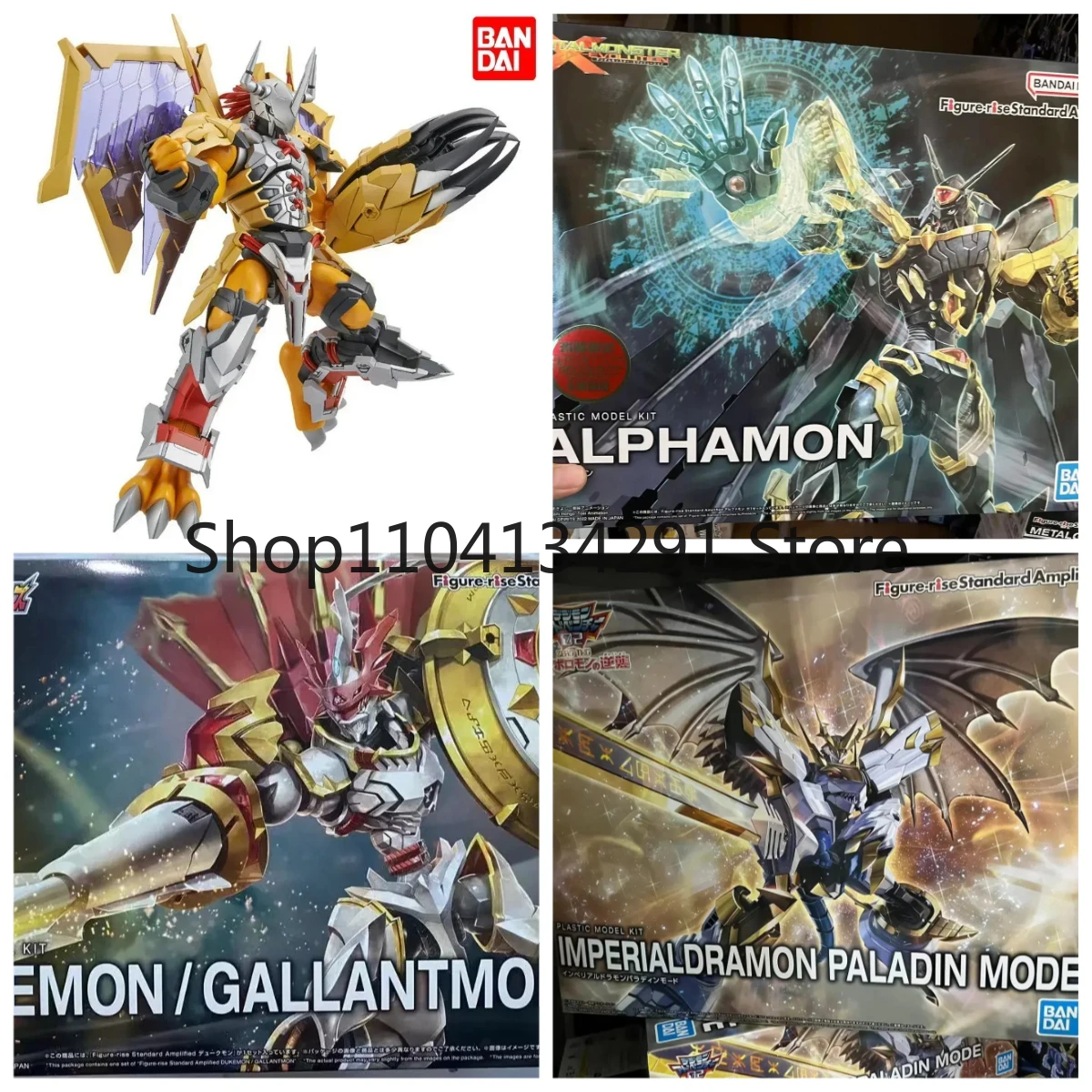 

Original Bandai Digimon Assembly Model WarGreymon 20cm Toy Model Collectible Birthday Gift Action Figure