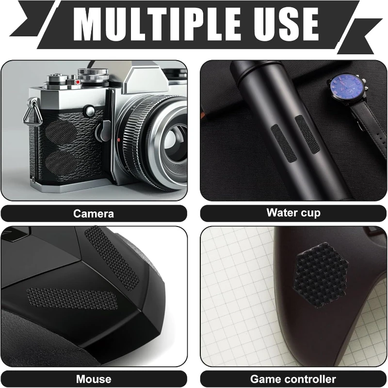 

Sweat-Absorbent Anti-Slip Grip Tape For Logitech /Razer– Universal Full-Size Wavy Cover, DIY Fit For Game Controllers & Mice