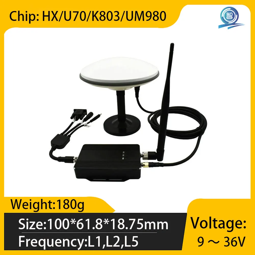 HX/K803/UM980 Radio RTK Receiver High-Precision for Constellation Engineering Surveying Instruments and Agricultural Surveying