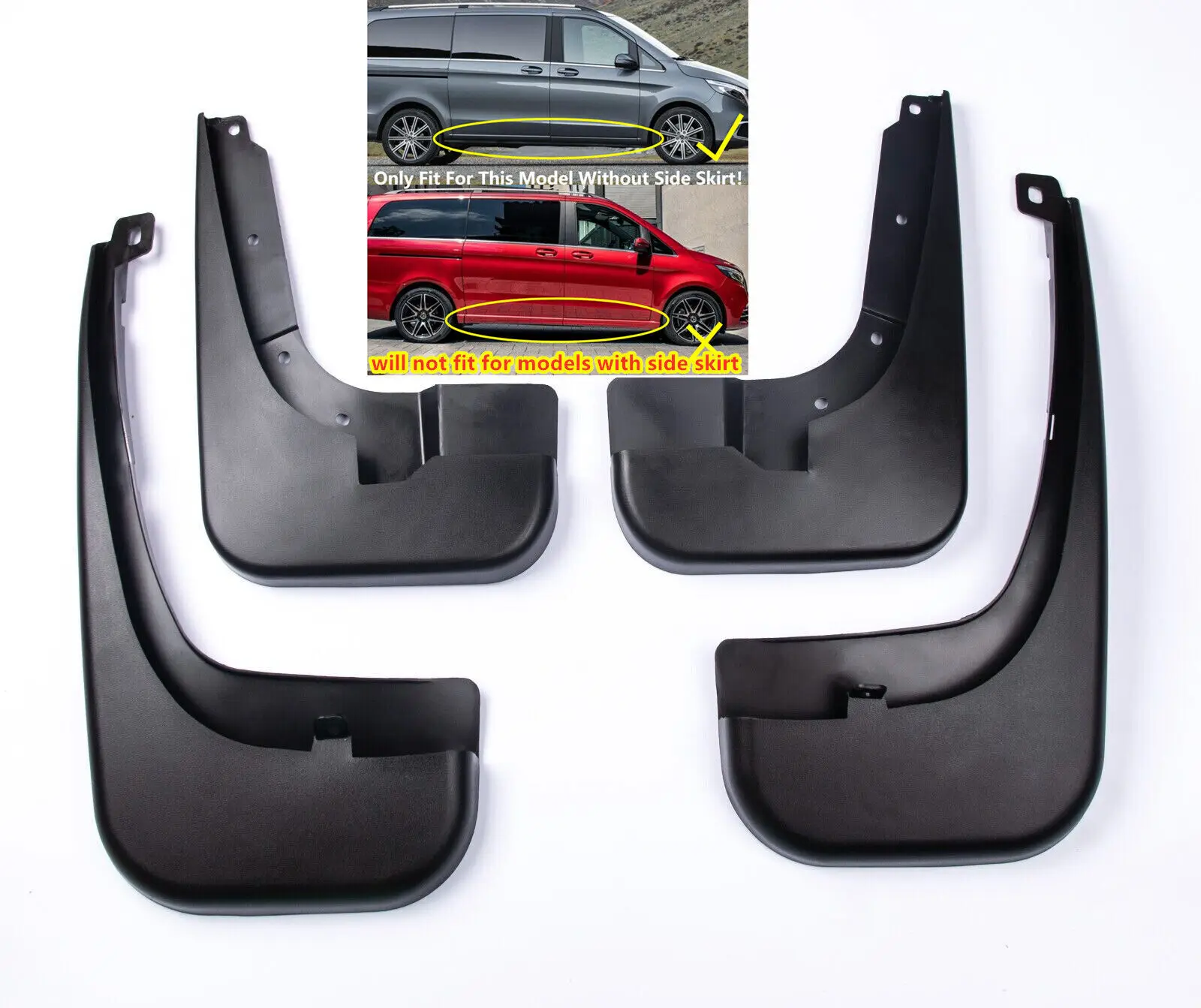 Mud Flaps Splash Guard For 2016-2020 Mercedes Benz V-Class Metris Vito W447