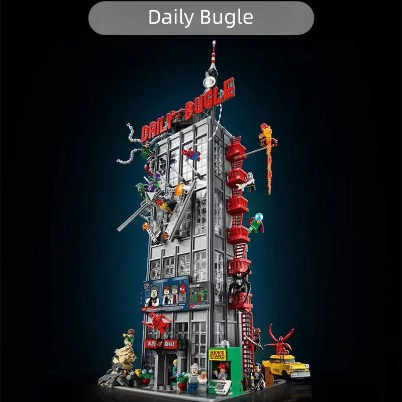

2026 3772pcs Daily Bugle Bricks Moc 76178 Model Building Blocks Super Hero Building Assemble Toys for Home Decor Adults Gifts