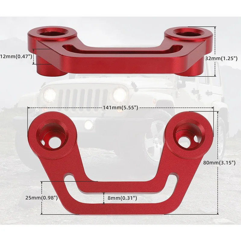 Suitable for JL Wrangler A-pillar spotlight bracket 18-23 modified LED high-brightness headlight auxiliary light stand