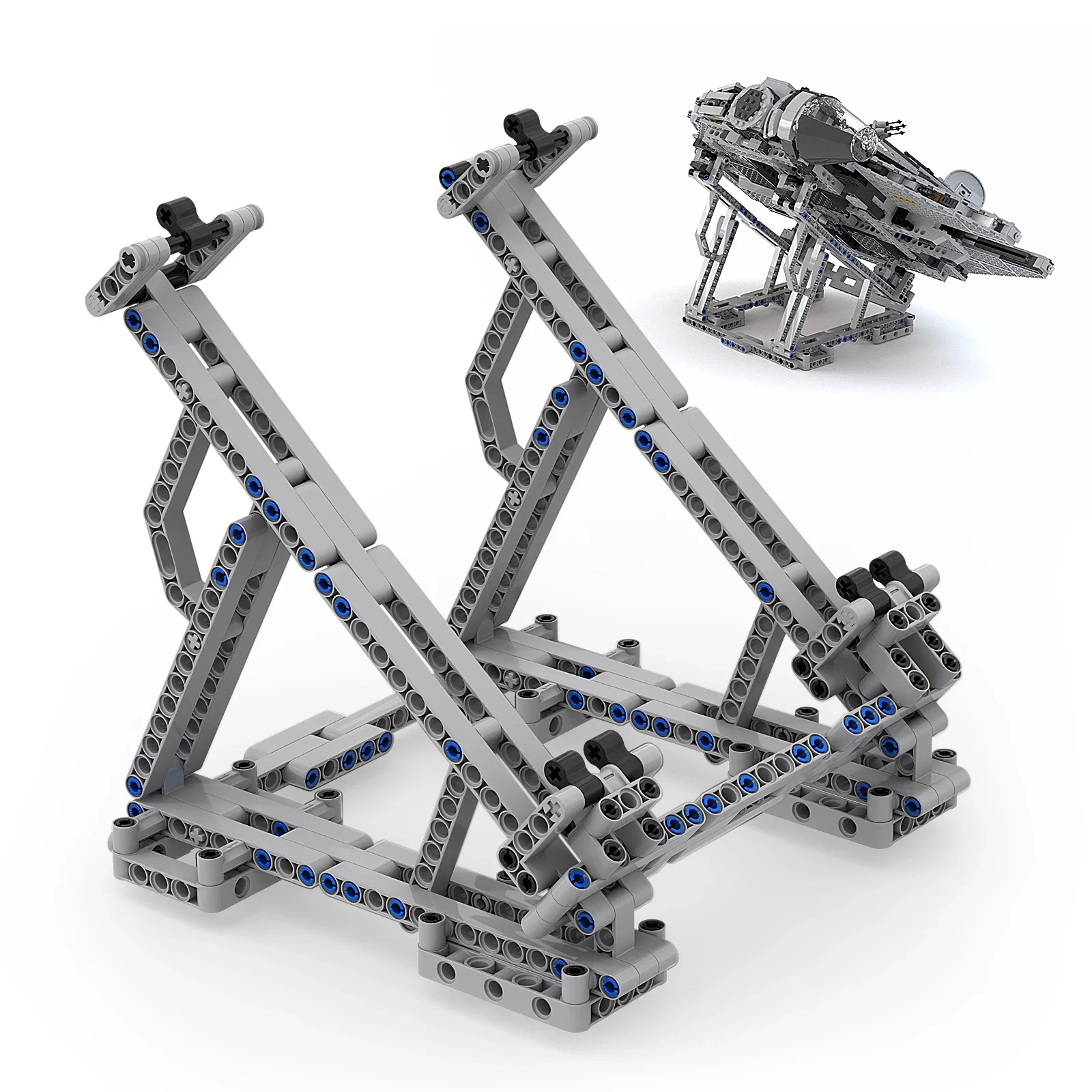 Blocs de construction MOC-37615 supports Falcon pour 75257 et 75105 avec Clips flexibles et trains d'atterrissage, jouets de noël pour enfants