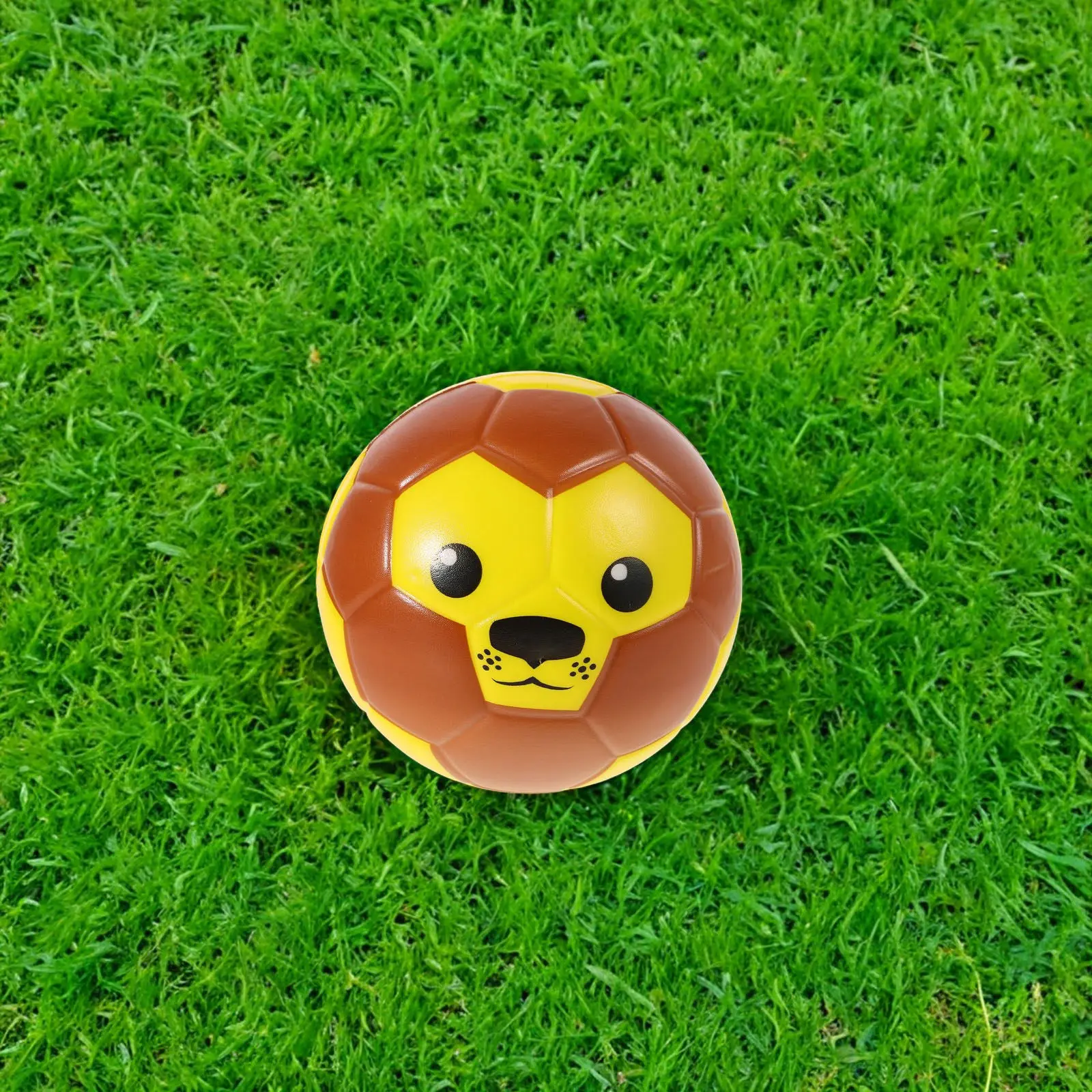 

Kids Soccer Ball Soft Foam PU Construction Animal Design Vibrant Visual Appeal Safe for Toddlers 1-3 Indoor Outdoor Training