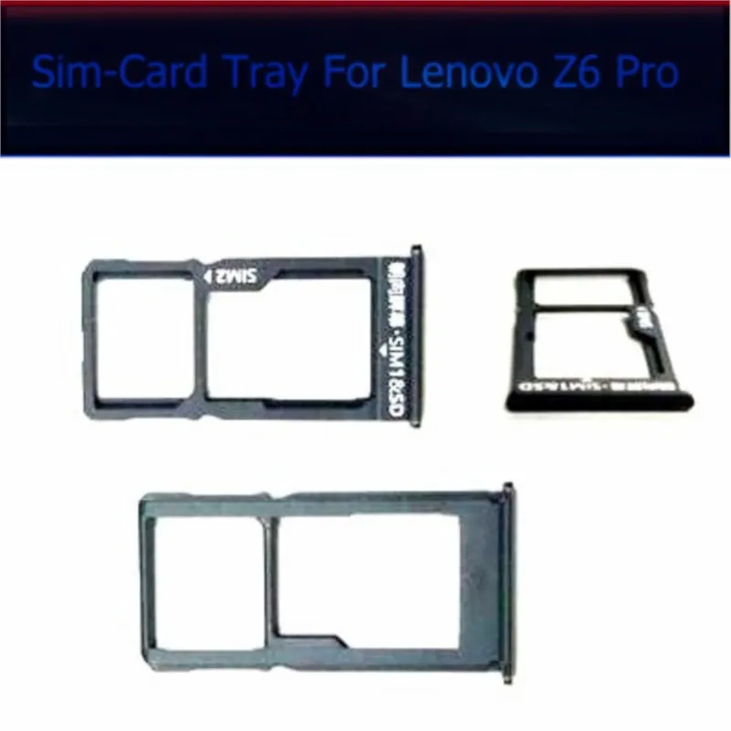 

Лоток для SIM-карты для Lenovo Z6 Pro, лоток для Sim-карт Micro SD, слот для карт, держатель, слот-адаптер, запасные части Z6 Pro