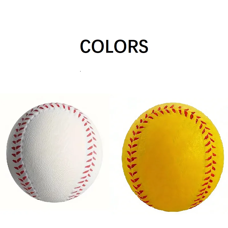 Durable Safe Elastic Pu Foam Baseball For Indoor Outdoor Recreational Use Lightweight Training Softball Sports Fitness Equipment