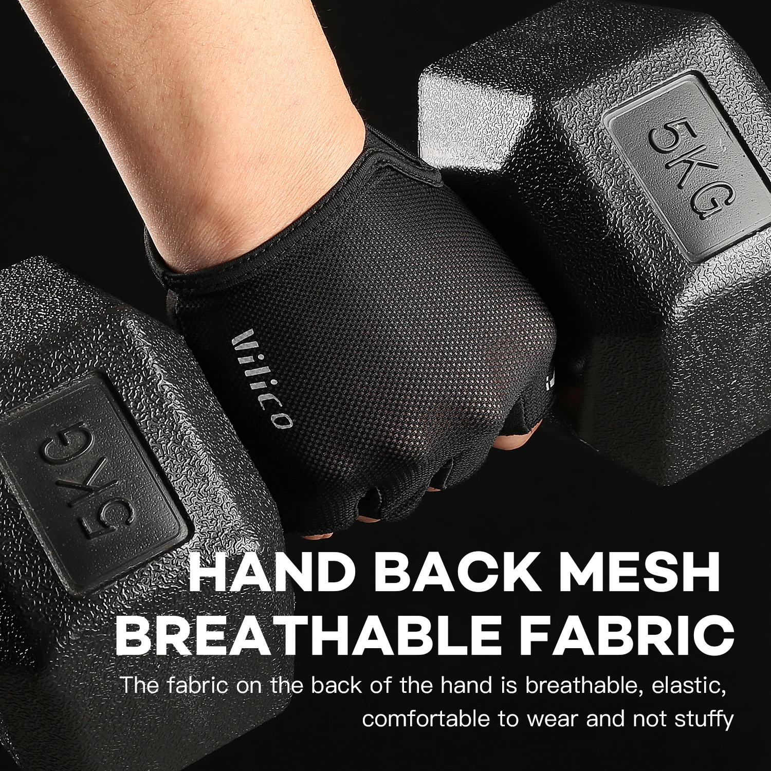 Cycling Gloves,Outdoor Sports And Fitness Half Finger Gloves,Iron Rolling,Wear-Resistant,Anti Slip,Breathable Fishing Gloves