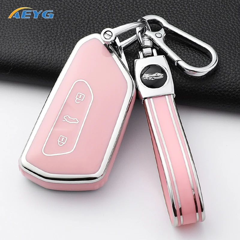 حافظة مفاتيح ذكية للسيارة من البولي يوريثان لسيارة VW Volkseagen Golf 8 MK8 ID.3 ID.4 Cupra Skoda Octavia A8 SEAT Leon MK4 2021 Formentor Tarraco #2