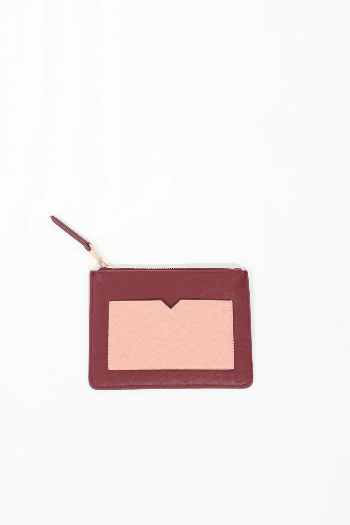 Women Burgundy Pocket Mini Hand Bag