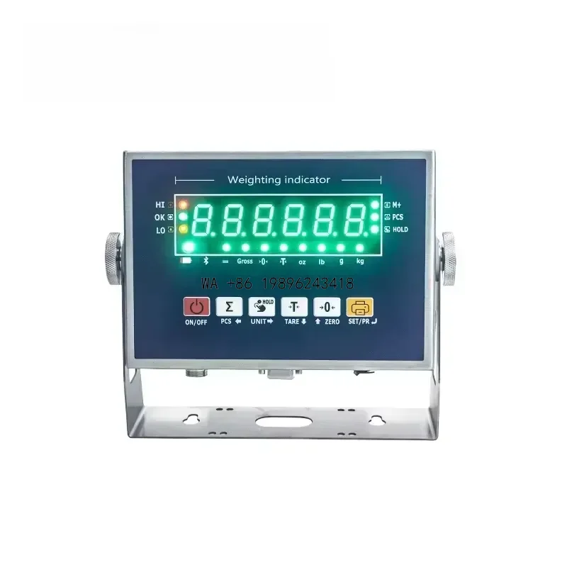 Wmwmnu for SK210S LED Display Platform Balance Indicator with Alarm Function Analog Weighing Indicator RS232 for Platform