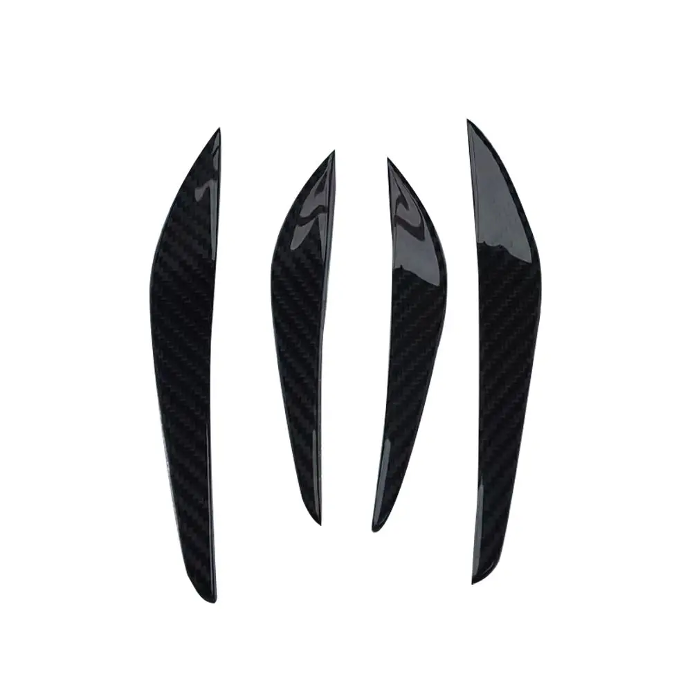 G82 G80 Dry Carbon Fiber Front Bumper Canards for  M4 G82 G83 M3 G80 G81 Splitter Body Kits Trim MP Style