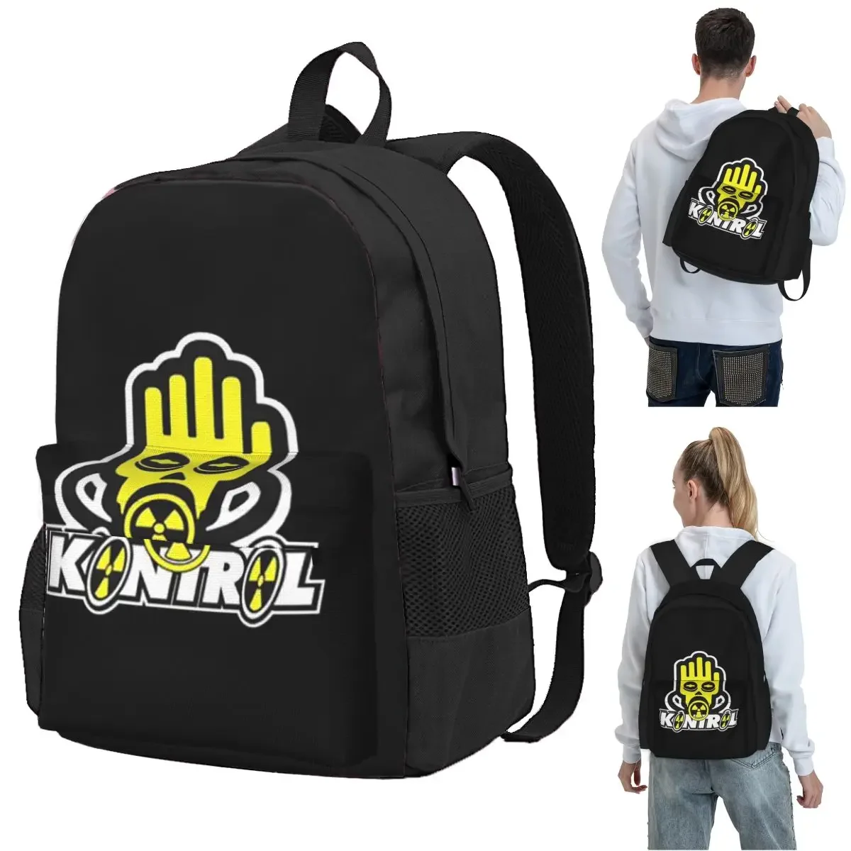 Scorpia - Central Del Sonido Backpack Student BookBag Kids School Bag Laptop Shoulder Bags for Men Women