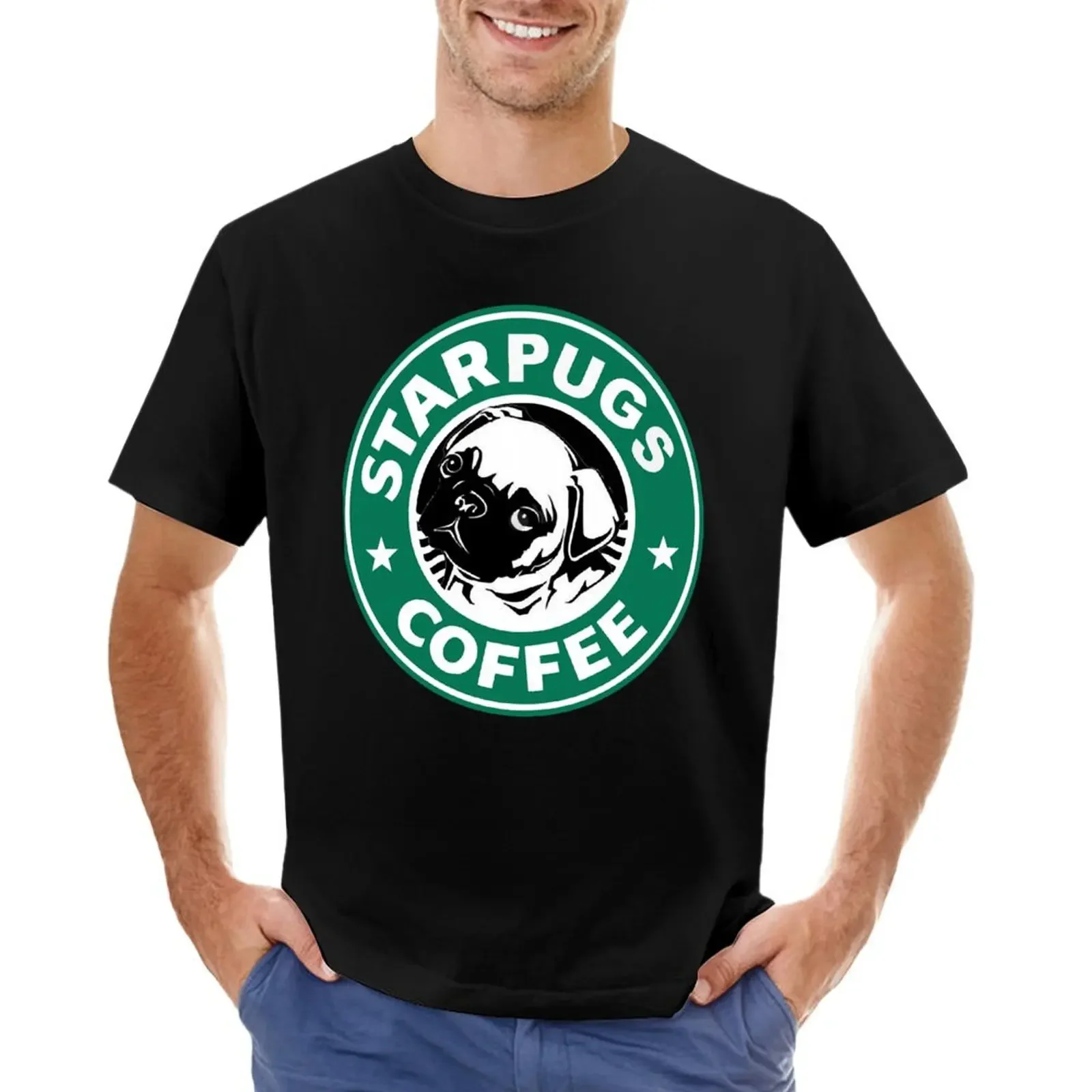 

Starpugs Coffee T-shirt Short sleeve tee animal prinfor boys customs design your own T-shirt men