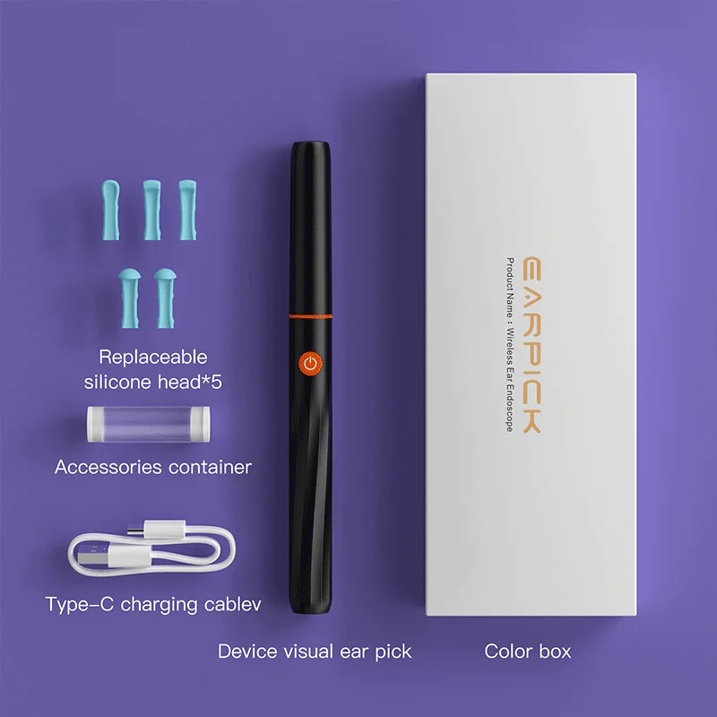 3.5mm 5MP  WIFI Earscope Cleaner Earwax Removal Otoscope CMOS Borescope Earpick Endoscope Camera Inspection Digital Microscope