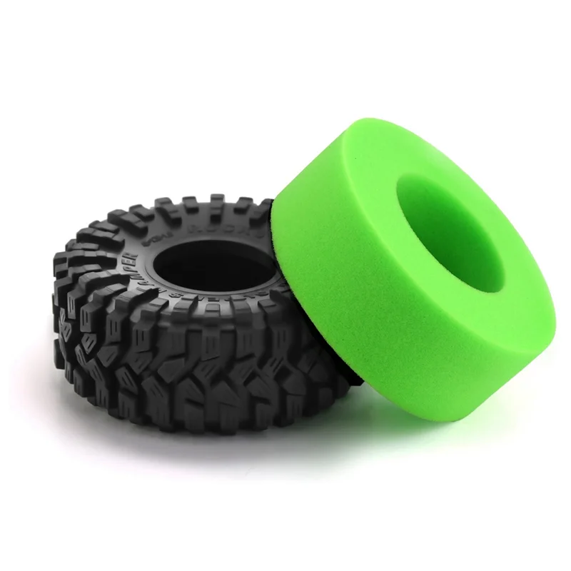 IINBD-4Pcs 1.9 Губка для вставки колесных шин для осевого SCX10 90046, зеленая
