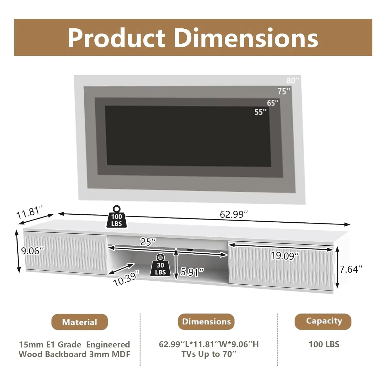 Thumbnail 2 - #19 Best Floating TV Stands to Buy In 2026
