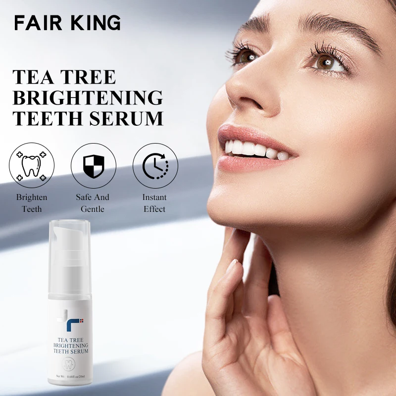 FAIRKING Tooth Whitening Mint Flavor Serum Toothpaste Oral Hygiene Removal of Macular Stains Deep Clean Brighter Refreshes Breat