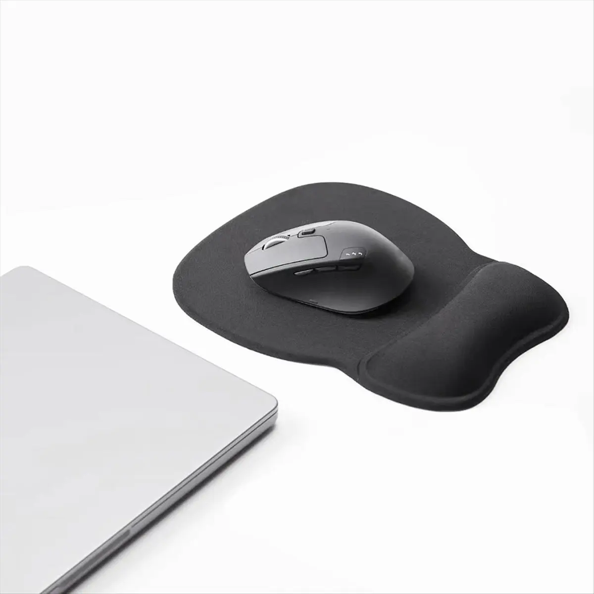 clinch Keyboard Mouse Pad Wristband Mouse Pad with Wrist Environmental Protection Mouse Pad for Laptop Notebook Black