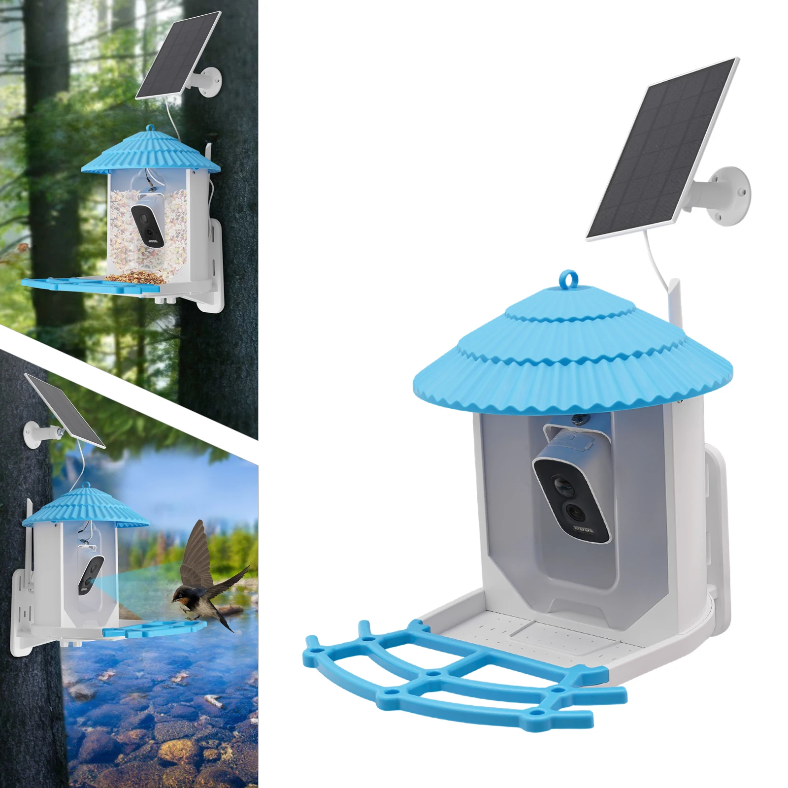 Smart Garden Ai - 4MP HD Kamera AI Kuş Besleyici