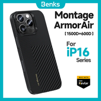 Benks Montage ArmorAir Case built with Kevlar® for iPhone 16 ProMax Apple 16ProMax Ultra-Thin Protective Case MagSafe Compatible