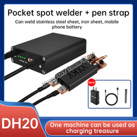 DH20 Pro-Mini 9 Gears Spot Welder Kit Integrated Pen Spot Welding Portable Power Spot Welding Machine For 18650 Battery Pack