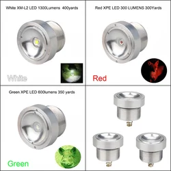 VASTFIRE-bombilla Led de luz roja, verde y blanca, reemplazo de portalámparas de controlador para linterna LED C11, sin linterna