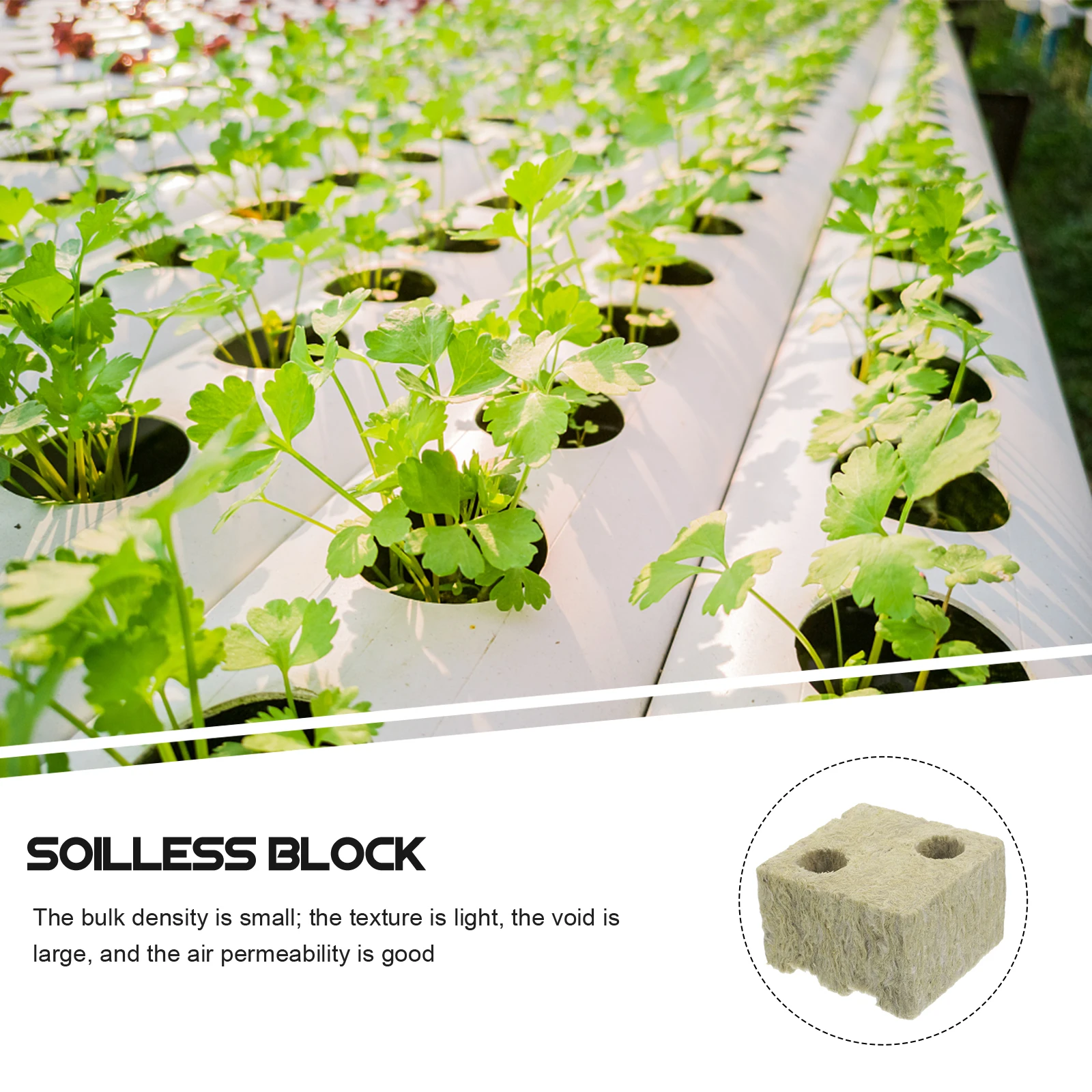

5 Pcs Block Grow Cubes Starter Plugs Hydroponic Supply Plant Growing Nursery