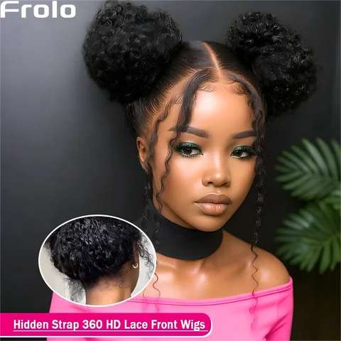 360 Full Lace Wig Deep Wave Hd Lace Frontal Wig Pre Plucked Brazilian Curly Human Hair Wigs 250 Density 40 Inch Lace Front Wigs