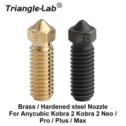 Trianglelab Brass AND Hardened Steel Nozzles For Anycubic Kobra 2  Kobra2 Pro Kobra2 Max Plus Neo Pro Plus 3D Printer Parts
