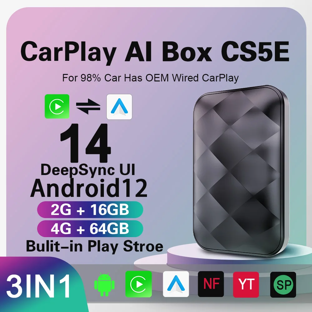 CS5 3-IN-1 Carplay …