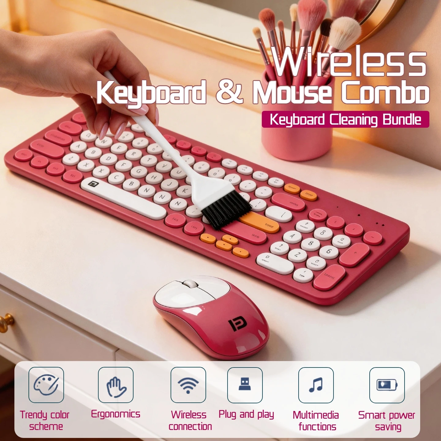 Combo tastiera e mouse wireles - Desk Setup Options recensione e prezzo