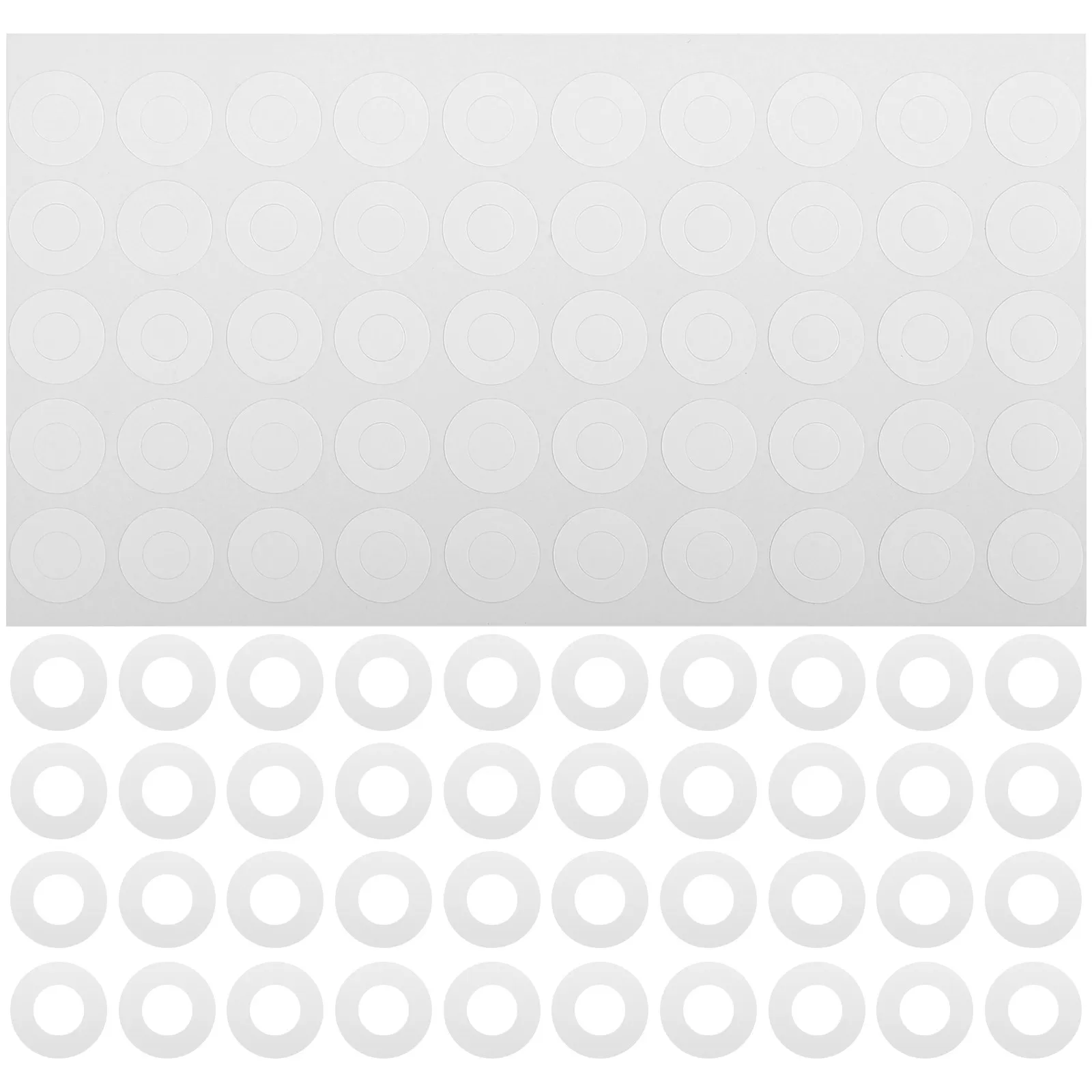 

2000 шт. декоративных самоклеящихся наклеек-вставок для усиления перфорированных отверстий в блокнотах и книгах