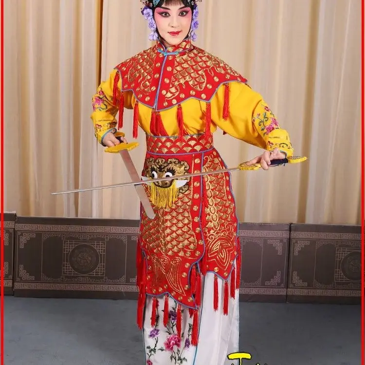 Beijing Yue Opera Performance Costume Farewell My Concubine ba wang bie ji cosplay costume full set