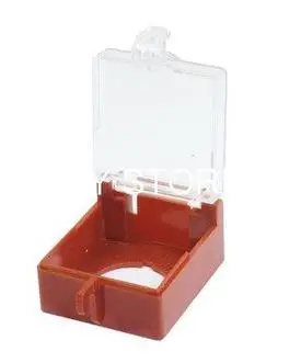 1Pc Plastic Emergency Push Button Switches Black or Red Clear Safety Protector Cover Cap 22mm or 16mm Inner Hole Diameter