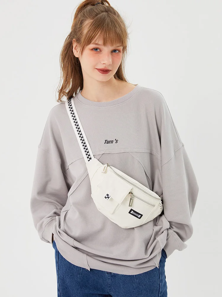  Original Casual Crossbody Chest Bag Women's Satchel Fashion Student Commuter Versatile Small Bag Leisure Waist Bag